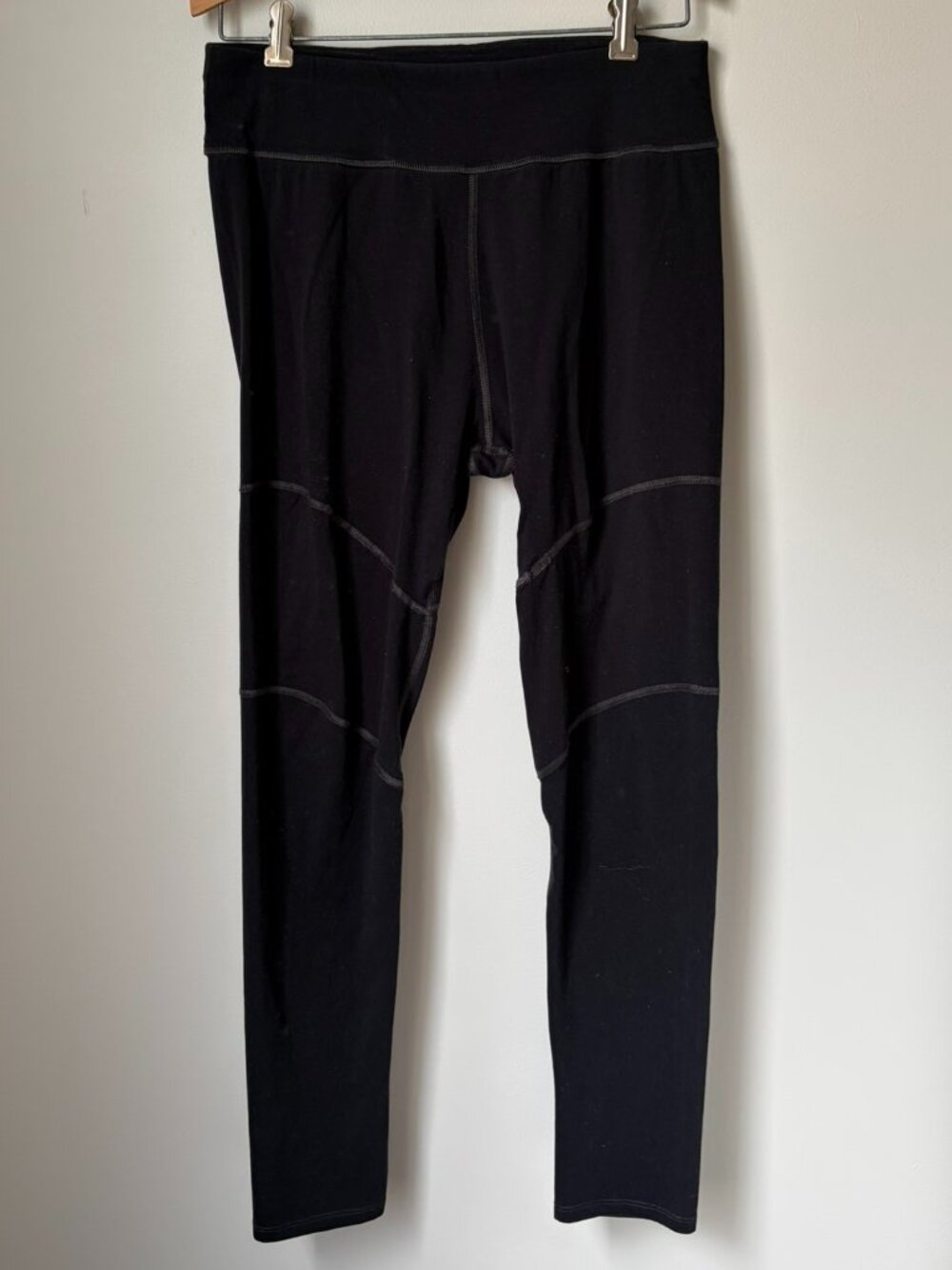 Pact Organic Cotton Black Leggings Women's XL